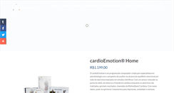 Desktop Screenshot of cardioemotion.com.br