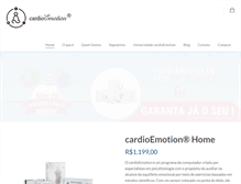 Tablet Screenshot of cardioemotion.com.br
